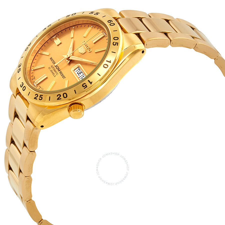 Seiko Series 5 Automatic Gold Dial Watch SNKE06K1S - Watches of America #2