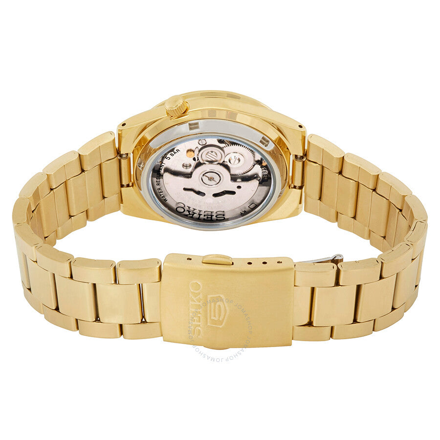 Seiko Series 5 Automatic Gold Dial Watch SNKE06K1S - Watches of America #3
