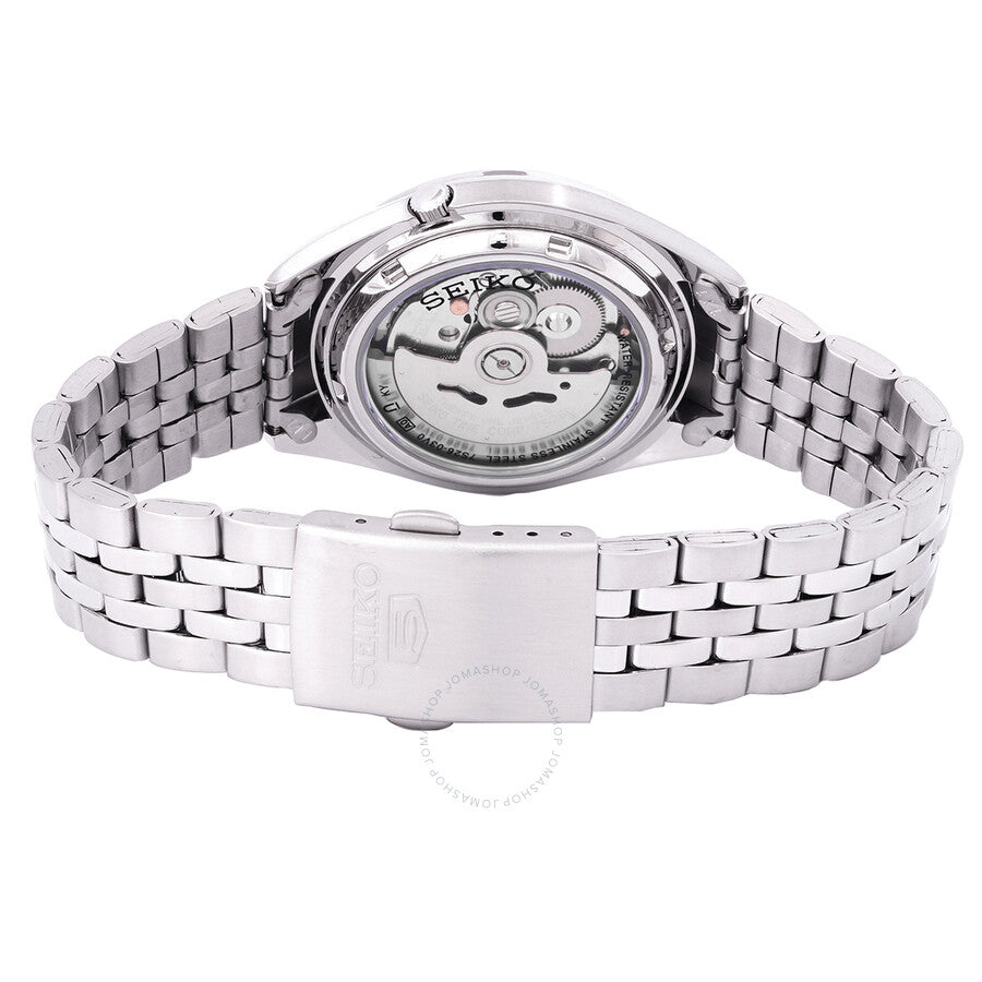 Seiko Series 5 Automatic Silver Dial Men's Watch SNKL17K1 - The Watches Men & Co #3