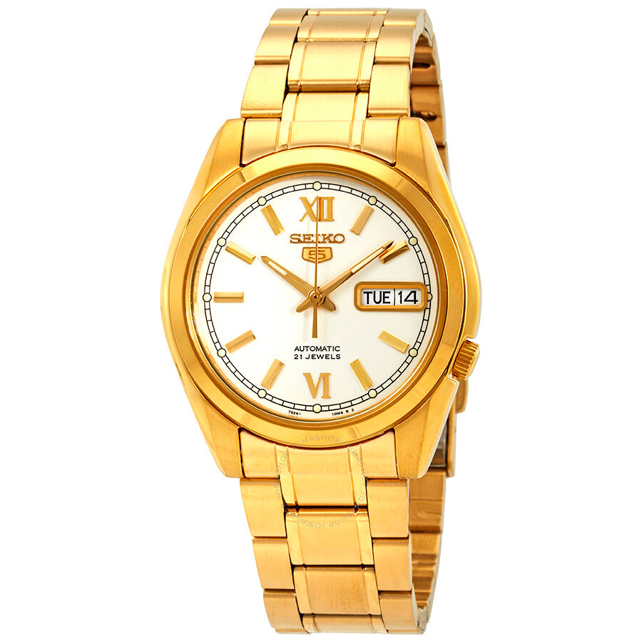 Seiko Series 5 Automatic Silver Dial Men's Watch SNKL58