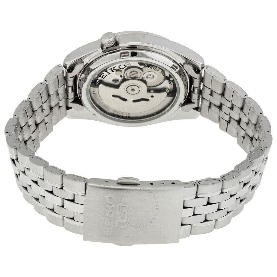 Seiko Series 5 Automatic White Dial Men's Watch SNK385K1 - The Watches Men & Co #3