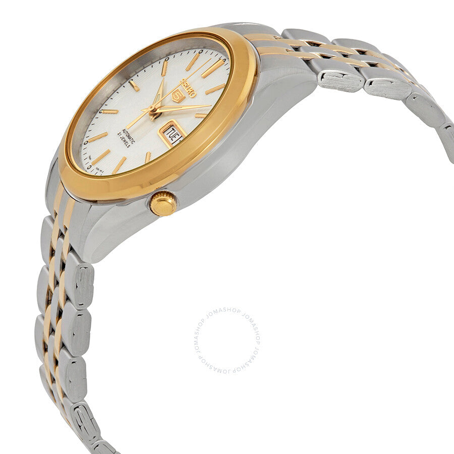 Seiko Silver Dial Two-tone Men's Watch SNKL24 - The Watches Men & Co #2