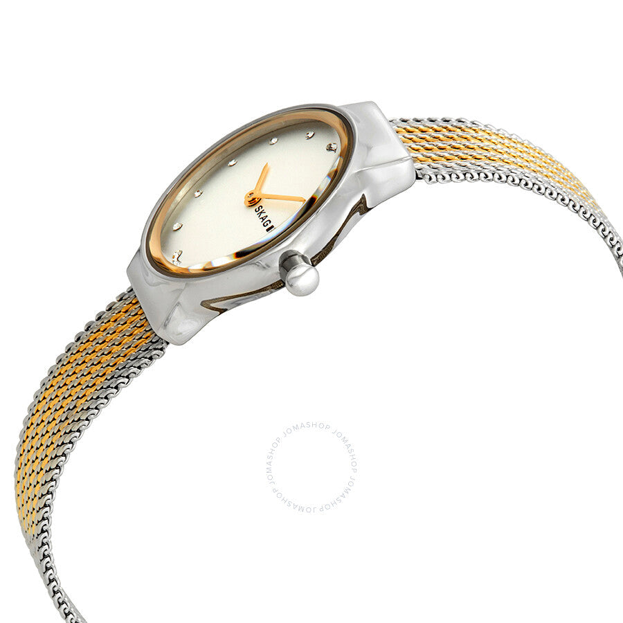 Skagen Freja Crystal White Dial Ladies Watch SKW2698