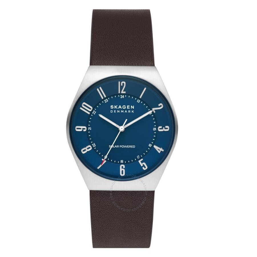 Skagen Grenen Solar-Powered Blue Dial Watch SKW6838 - The Watches Men & Co
