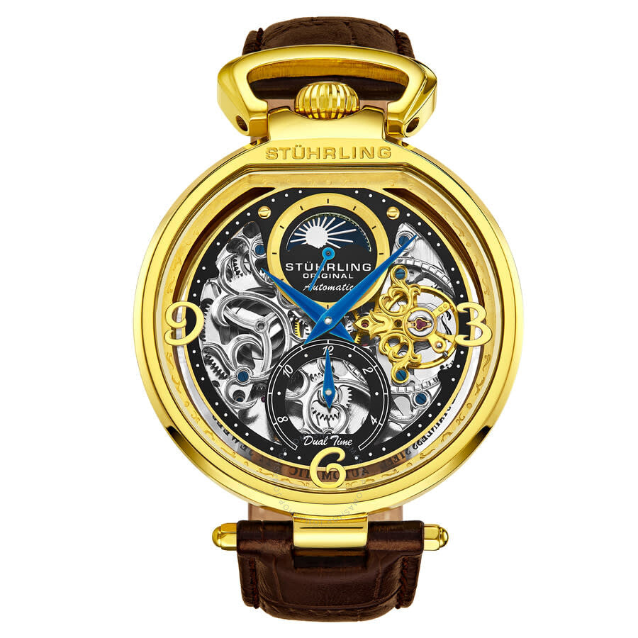Stuhrling Original Legacy Automatic Black Dial Men's Watch M16821 - The Watches Men & Co