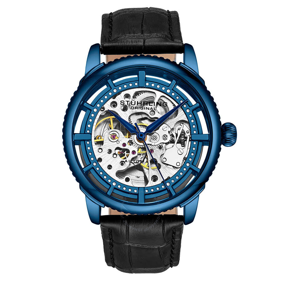 Stuhrling Original Legacy Automatic Blue Dial Men's Watch M13630 - The Watches Men & Co