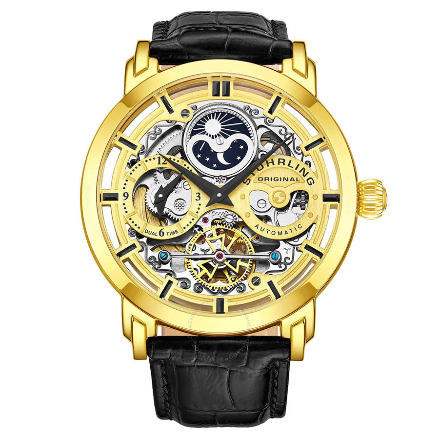 Stuhrling Original Legacy Automatic Gold Dial Men's Watch M13530 - The Watches Men & Co