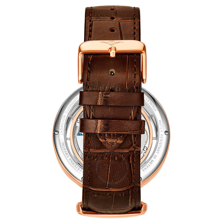 Stuhrling Original Legacy Automatic Rose Gold Dial Men's Watch M13579 - The Watches Men & Co #2