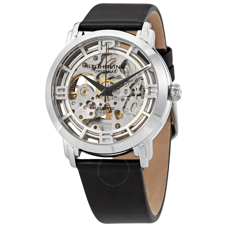 Stuhrling Original Legacy Automatic Silver Dial Ladies Watch M13638 - The Watches Men & Co