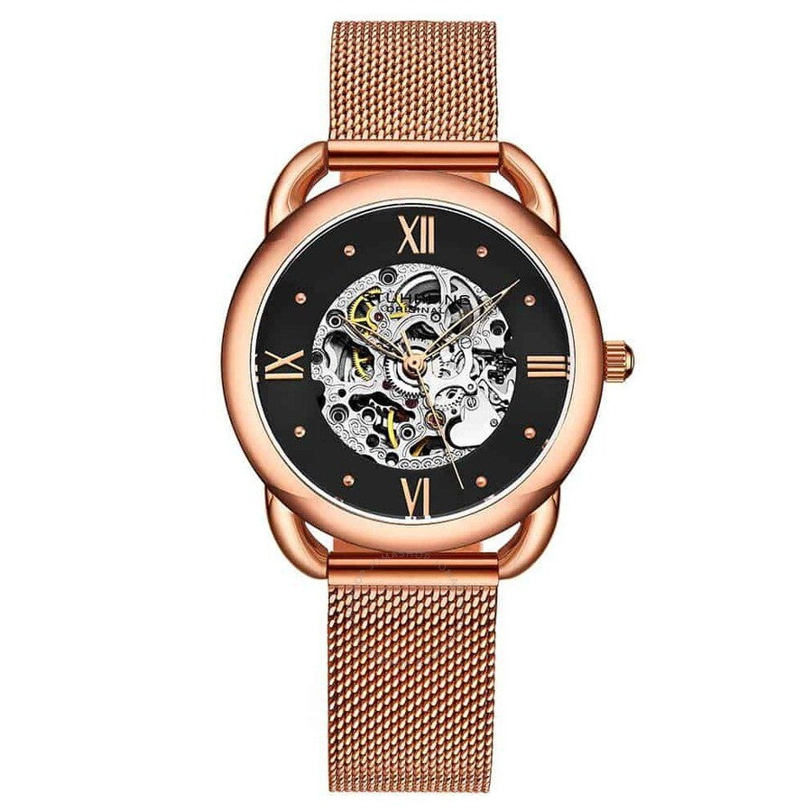 Stuhrling Original Legacy Black Dial Ladies Watch M15905 - The Watches Men & Co