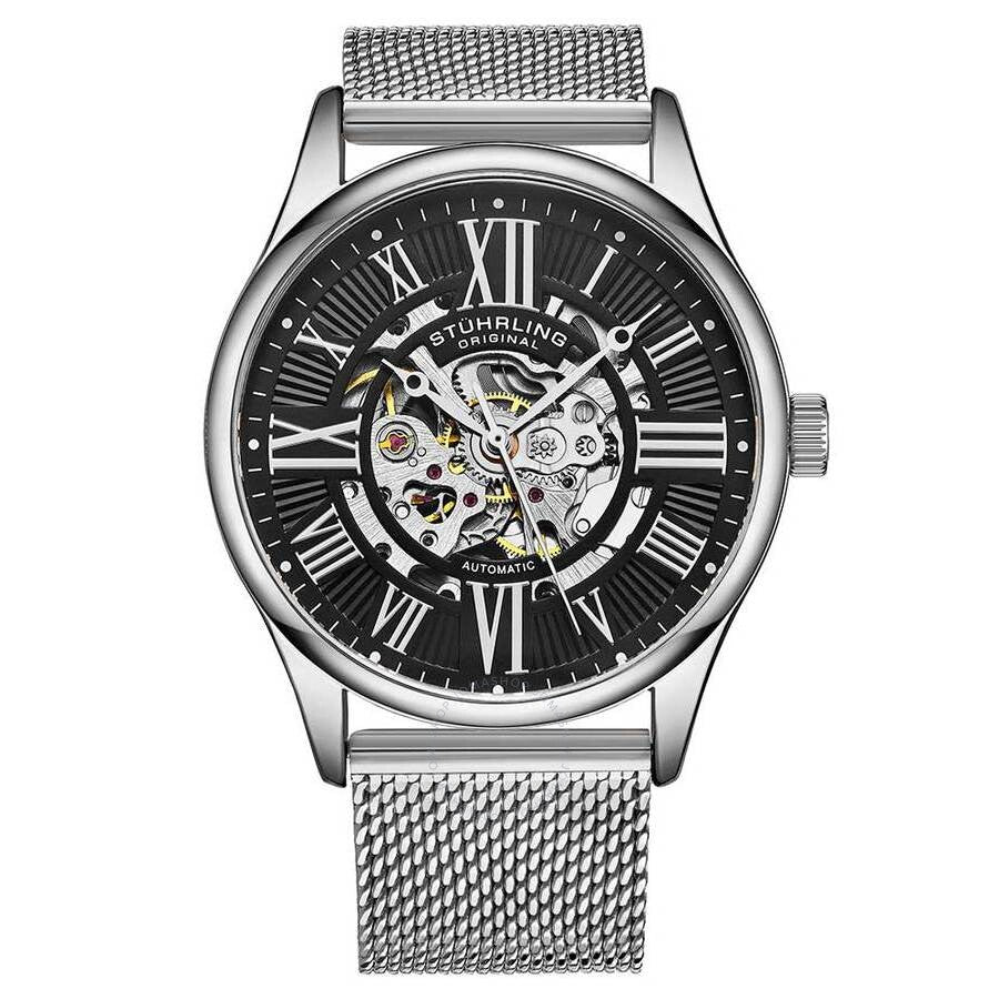 Stuhrling Original Legacy Black Dial Men's Watch M15732 - The Watches Men & Co