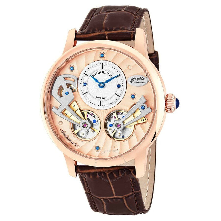 Stuhrling Original Legacy Rose Gold-tone Dial Men's Watch M15424 - The Watches Men & Co