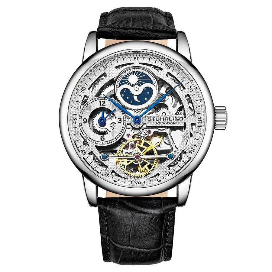Stuhrling Original Legacy Silver-tone Dial Men's Watch M15658 - The Watches Men & Co