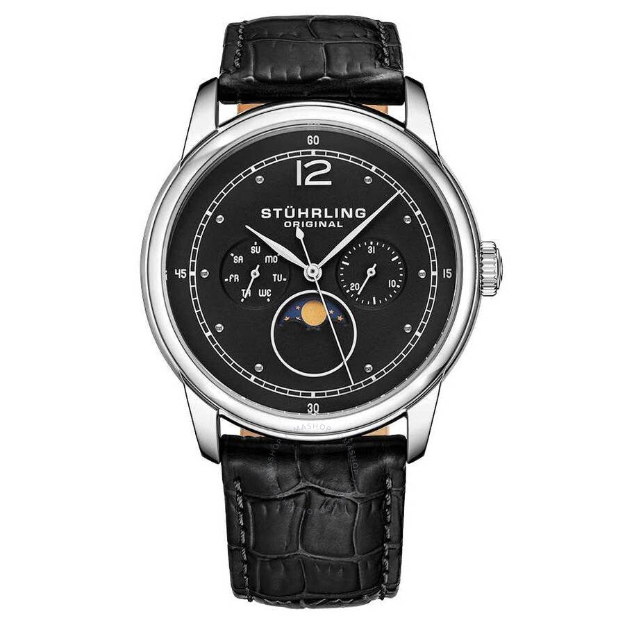 Stuhrling Original Symphony Black Dial Men's Watch M15527 - The Watches Men & Co