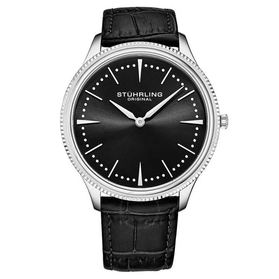 Stuhrling Original Symphony Black Dial Men's Watch M15879 - The Watches Men & Co