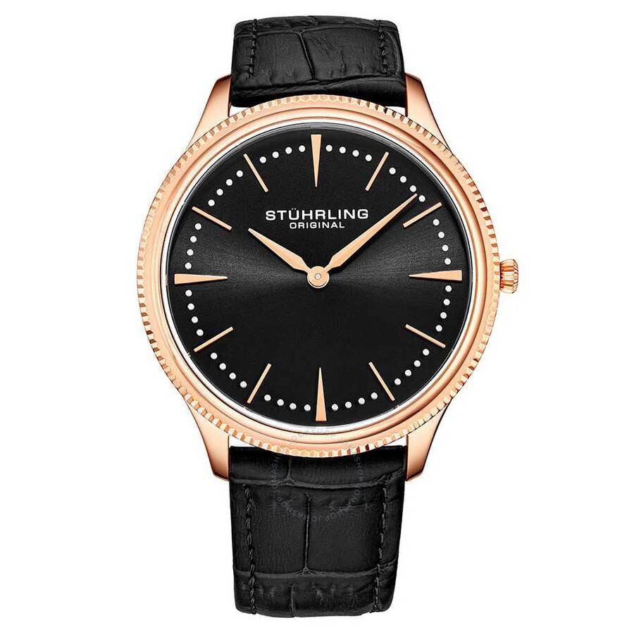 Stuhrling Original Symphony Black Dial Men's Watch M15880 - The Watches Men & Co