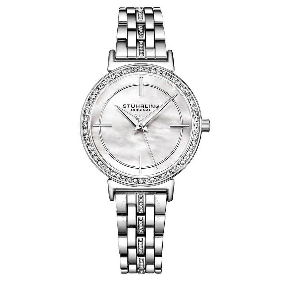 Stuhrling Original Symphony Silver Dial Ladies Watch M15892 - The Watches Men & Co