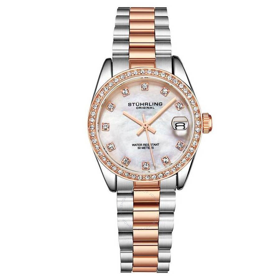 Stuhrling Original Vogue Silver Dial Ladies Watch M15948 - The Watches Men & Co