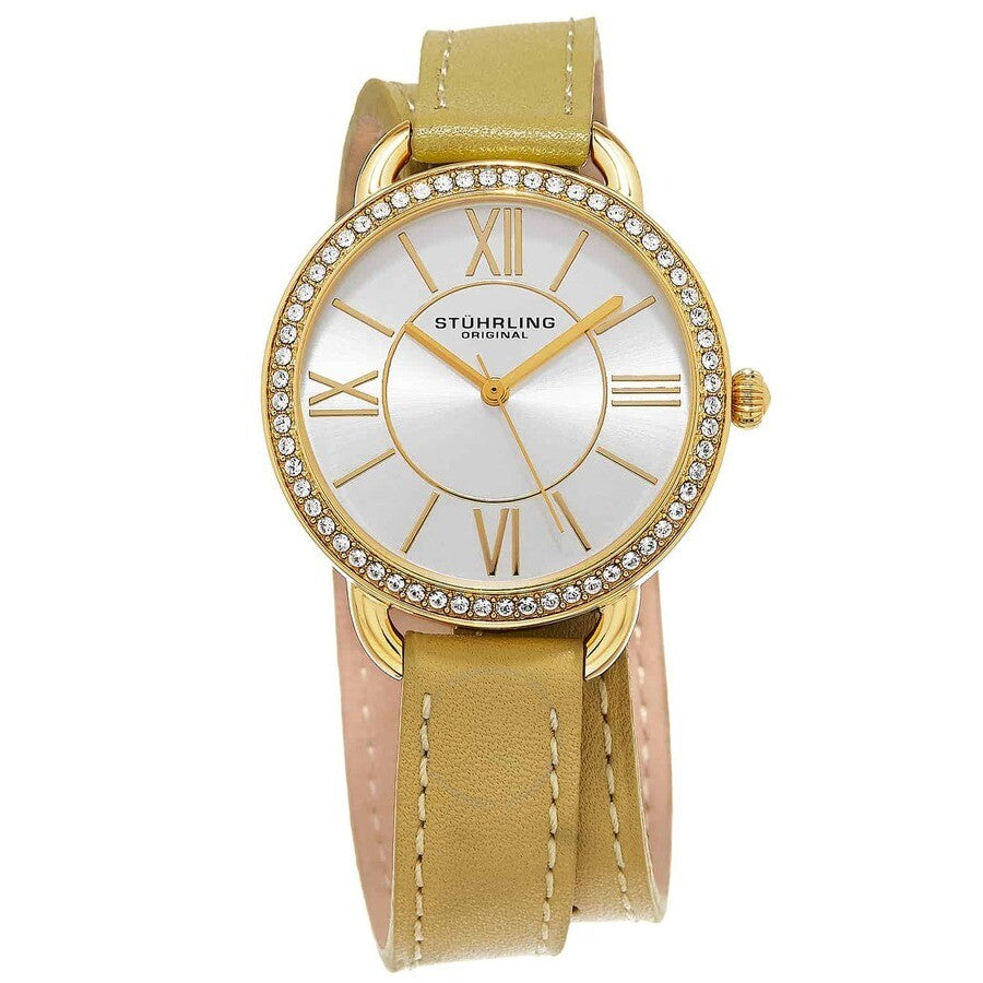 Stuhrling Original Vogue Silver-tone Dial Ladies Watch M15338 - The Watches Men & Co