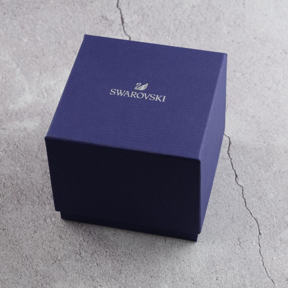 Swarovski City watch in official navy blue box with Swarovski logo