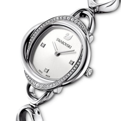 Swarovski Cosmopolitan Crystal Index White Dial Silver Steel Women's Watch 5547622