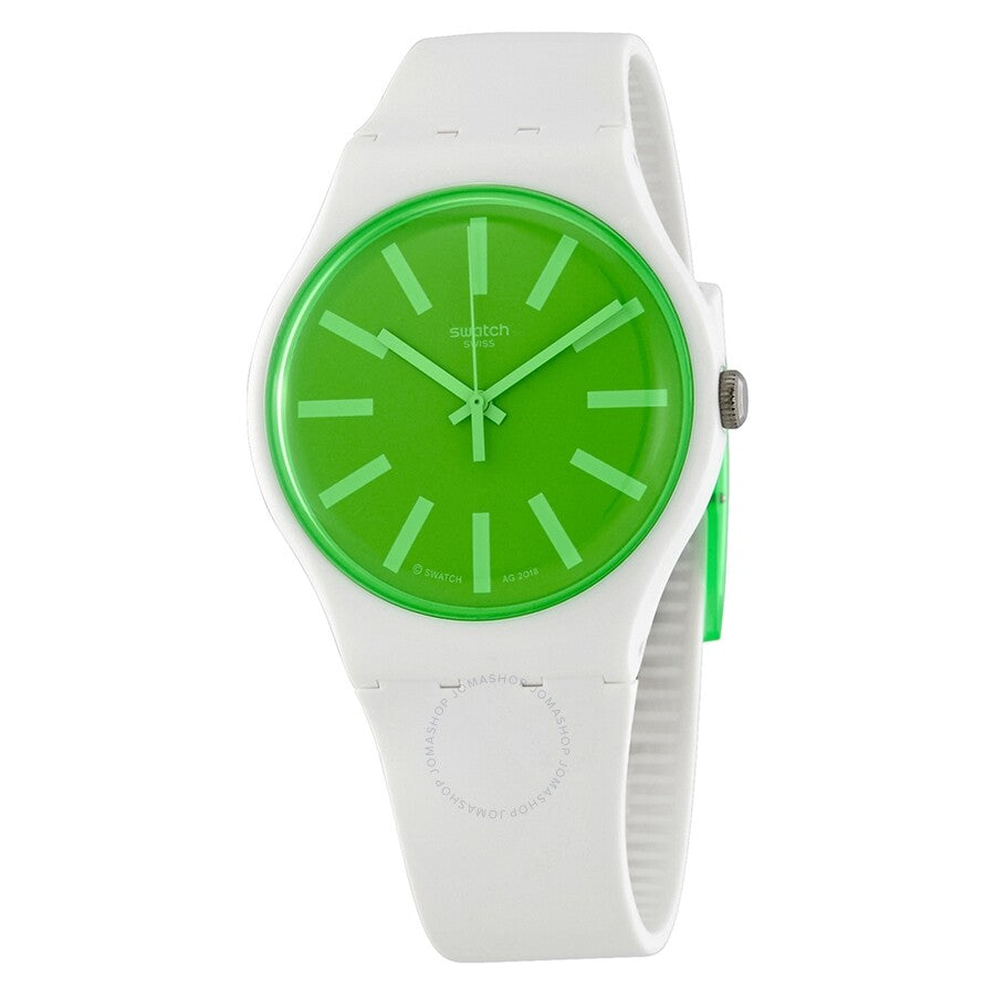Swatch Grassneon Green Dial Unisex Watch SUOW166 - The Watches Men & Co