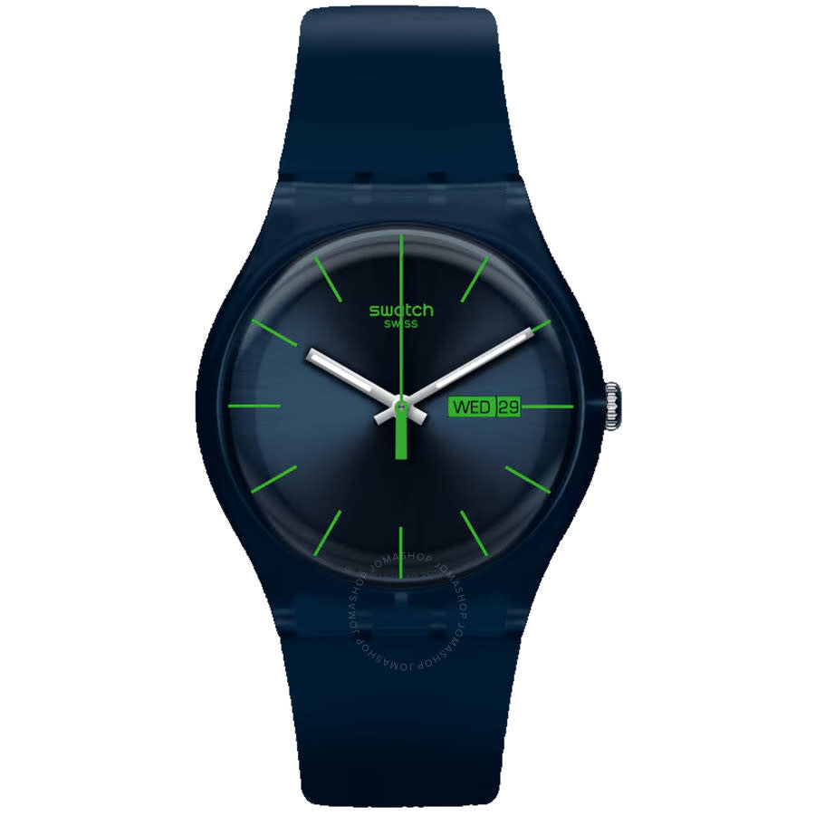 Swatch Originals New Gent Blue Rebel Blue Dial Men's Watch SO29N704 - The Watches Men & Co