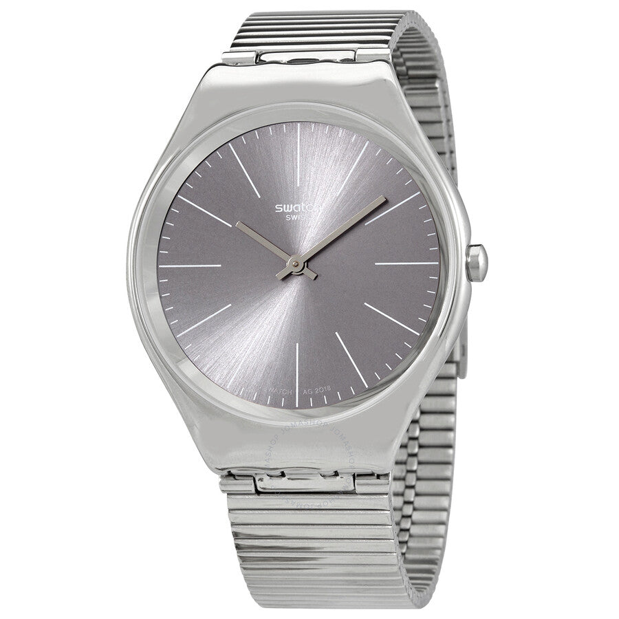 Swatch Skinsteel Purple Dial Unisex Watch SYXS123GG - The Watches Men & Co