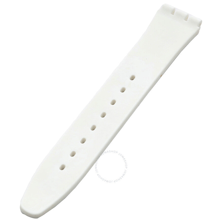 Swatch White Silicone Strap 6H - The Watches Men & Co