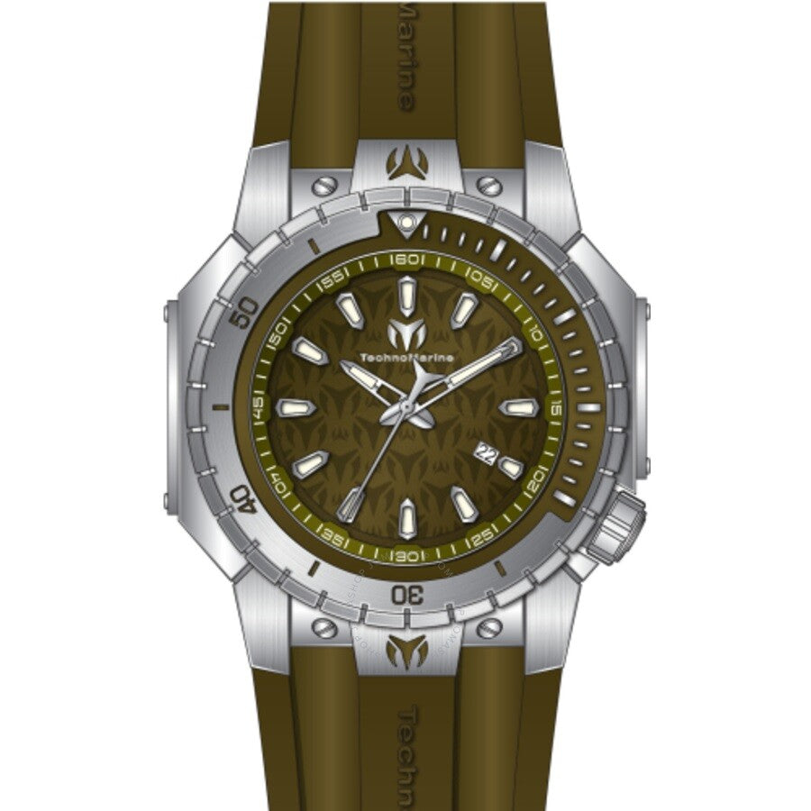Technomarine Manta Sea Quartz Green Dial Men's Watch TM-224008 - The Watches Men & Co