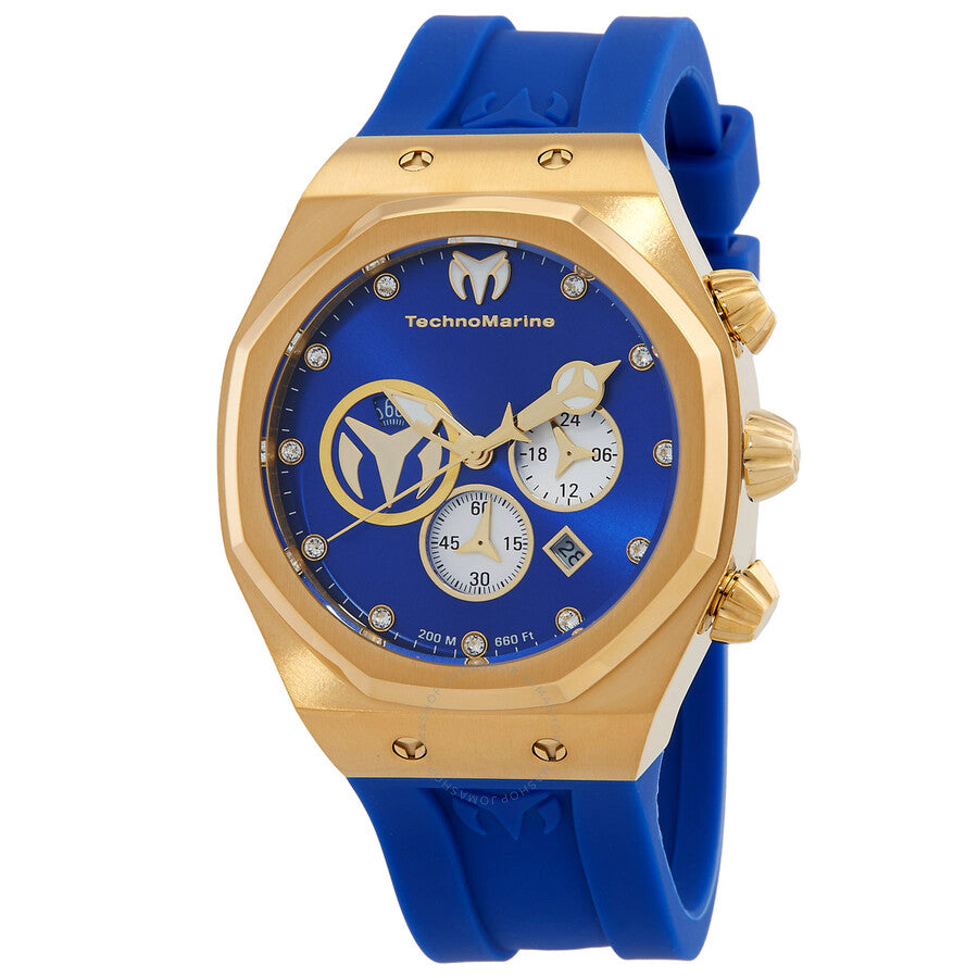 Technomarine Reef Sun Chronograph Quartz Blue Dial Men's Watch TM-520003 - The Watches Men & Co