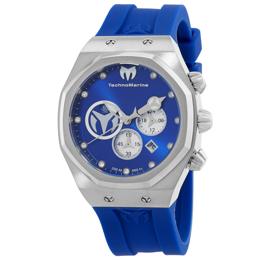 Technomarine Reef Sun Chronograph Quartz Blue Dial Men's Watch TM-520001 - The Watches Men & Co