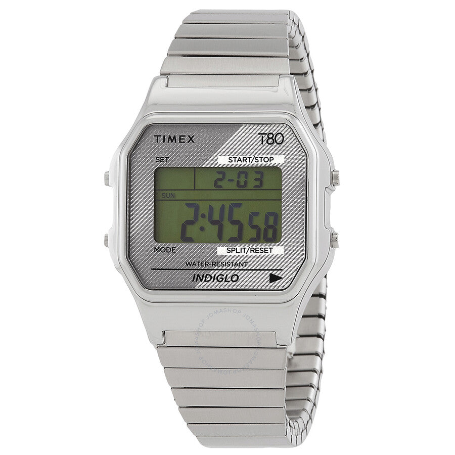Timex 80 Alarm Quartz Digital Expansion Band Unisex Watch TW2R79100 - The Watches Men & Co