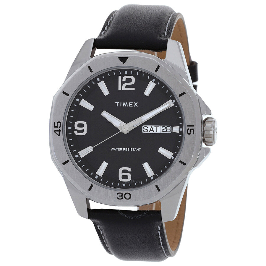 Timex Essex Quartz Black Dial Men's Watch TW2W79800 - The Watches Men & Co