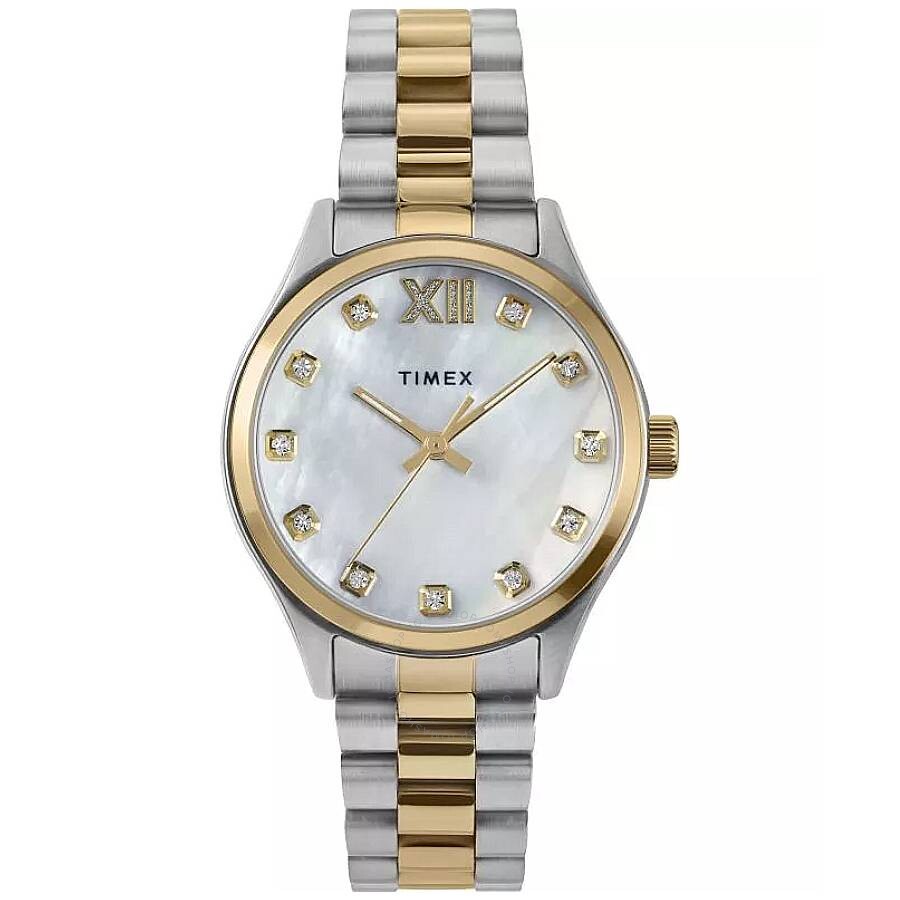 Timex Legacy Quartz Crystal Ladies Watch TW2W85500VQ - The Watches Men & Co