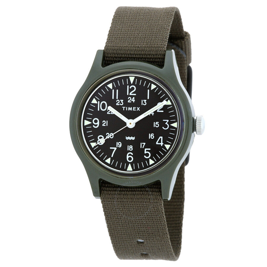 Timex Mk1 Quartz Black Dial Ladies Watch TW2T33700 - The Watches Men & Co