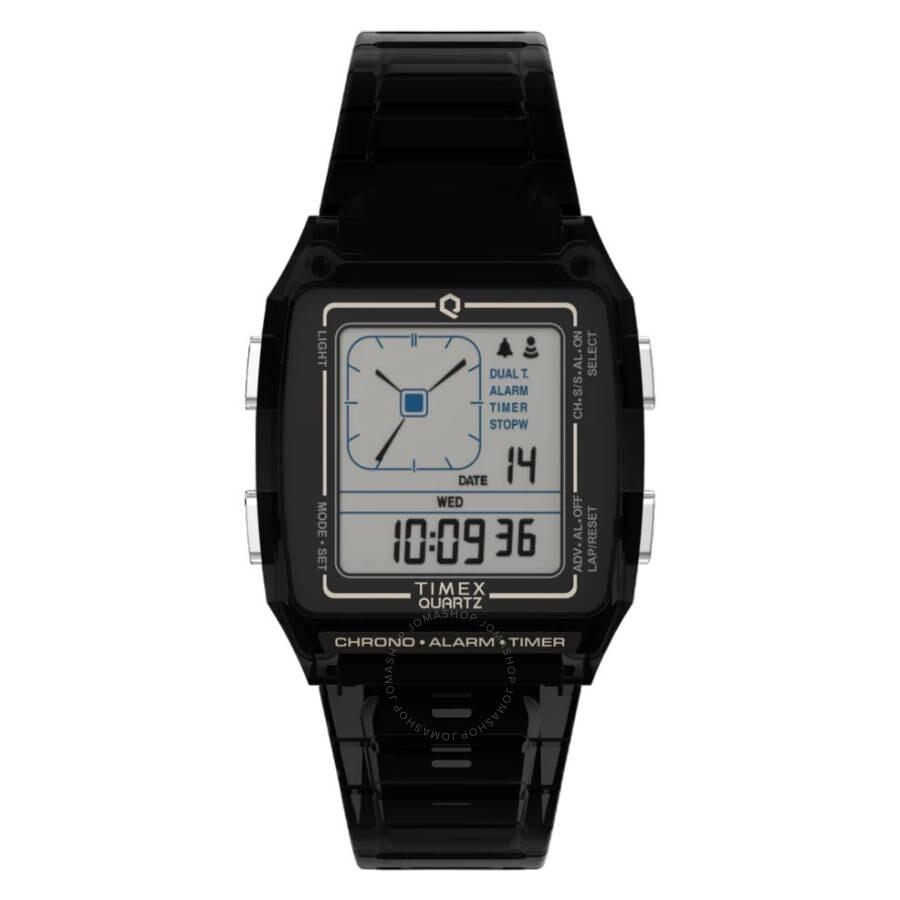 Timex Q Timex LCA Alarm Quartz Digital Unisex Watch TW2W45000VQ - The Watches Men & Co