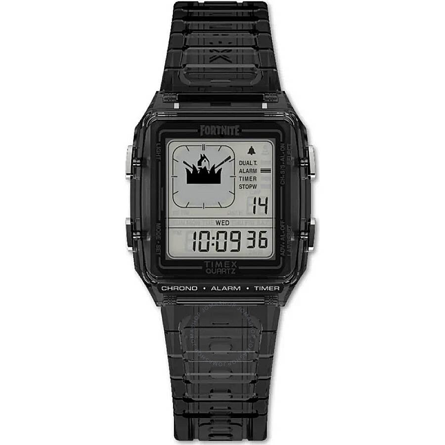 Timex Q Timex LCA x Fortnite Alarm Quartz Digital Unisex Watch TW2W96500 - The Watches Men & Co