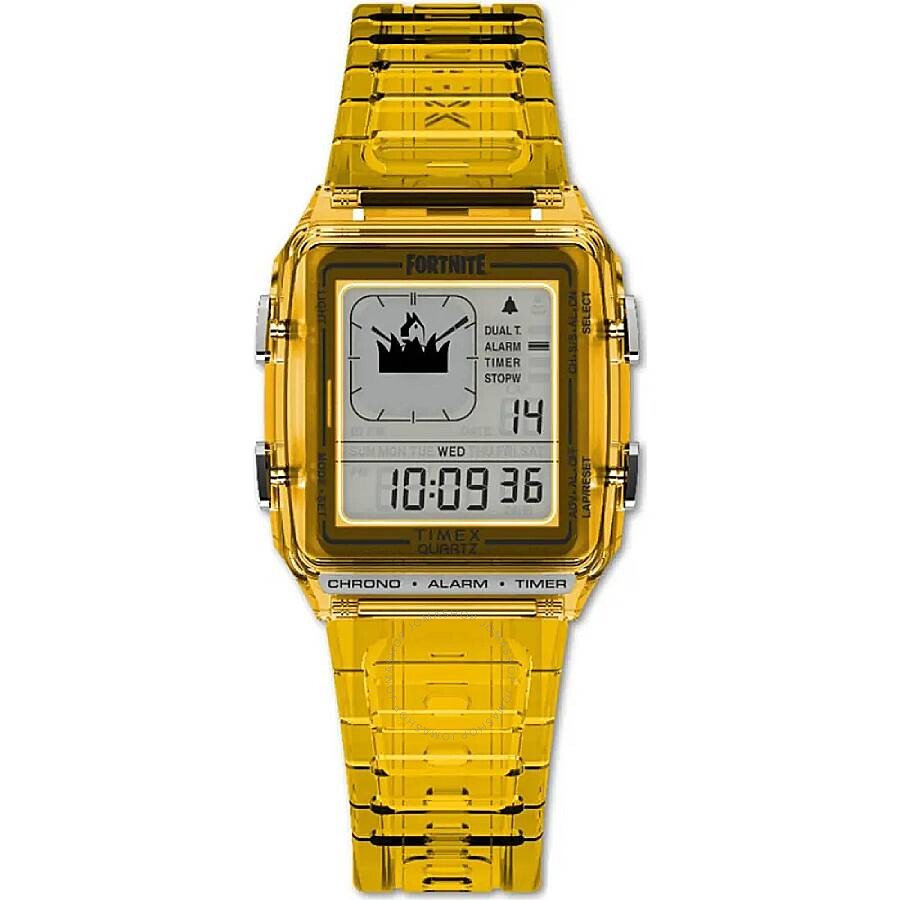Timex Q Timex LCA x Fortnite Alarm Quartz Digital Unisex Watch TW2W96600 - The Watches Men & Co