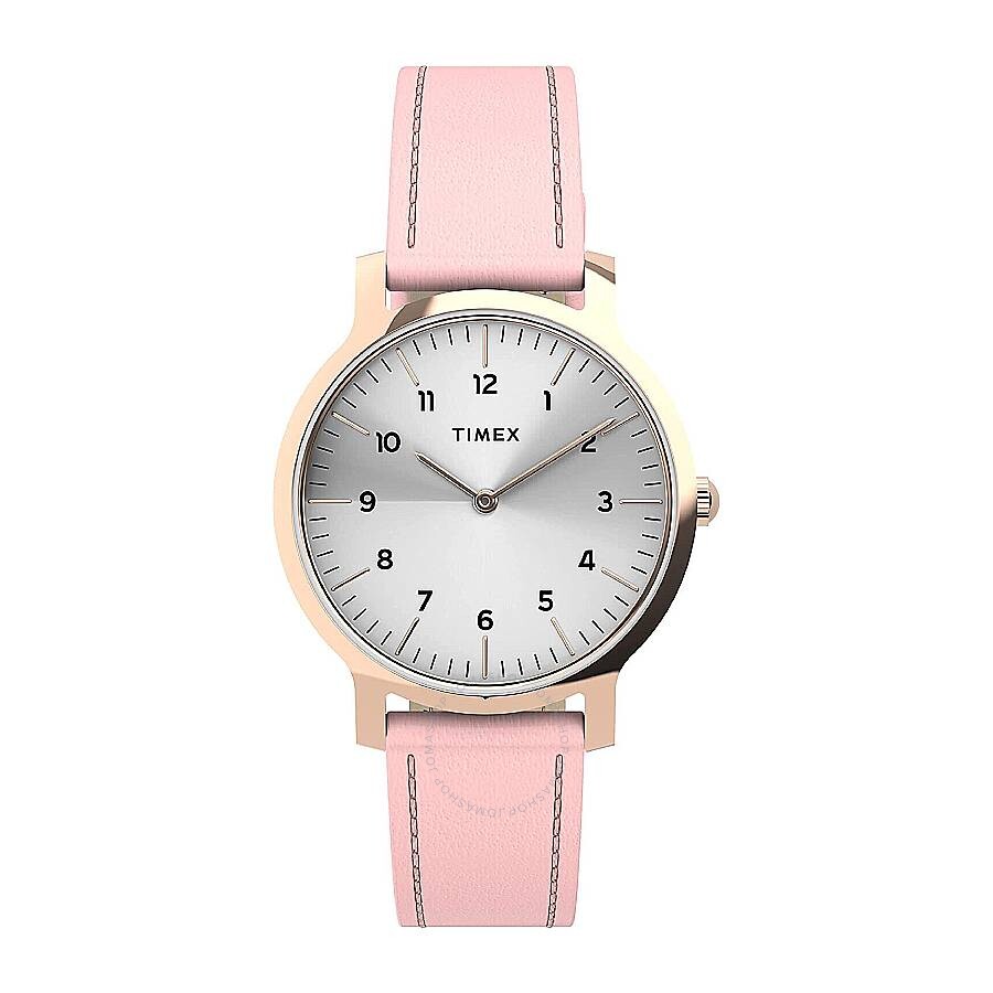 Timex Trend Norway Quartz Silver Dial Ladies Watch TW2U22700VQ - The Watches Men & Co