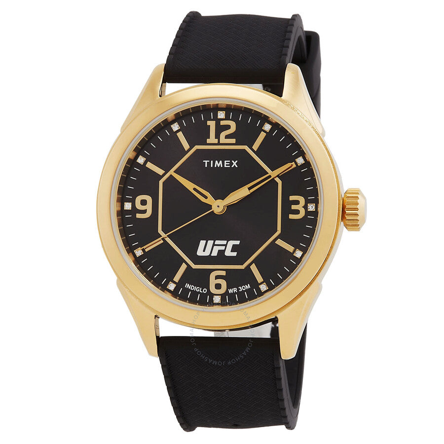 Timex UFC Street Quartz Black Dial Men's Watch TW2V56000 - The Watches Men & Co