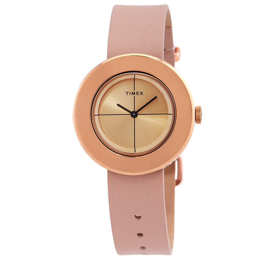 Timex Variety Quartz Rose Gold Dial Ladies Watch TW2T92900VQ - The Watches Men & Co