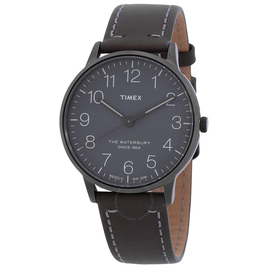 Timex Waterbury Classic Quartz Grey Dial Unisex Watch TW2P96000 - The Watches Men & Co