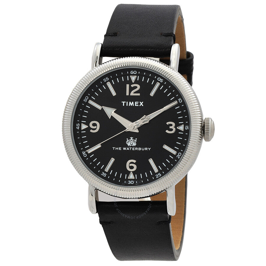 Timex Waterbury Standard Quartz Black Dial Men's Watch TW2W20200 - The Watches Men & Co