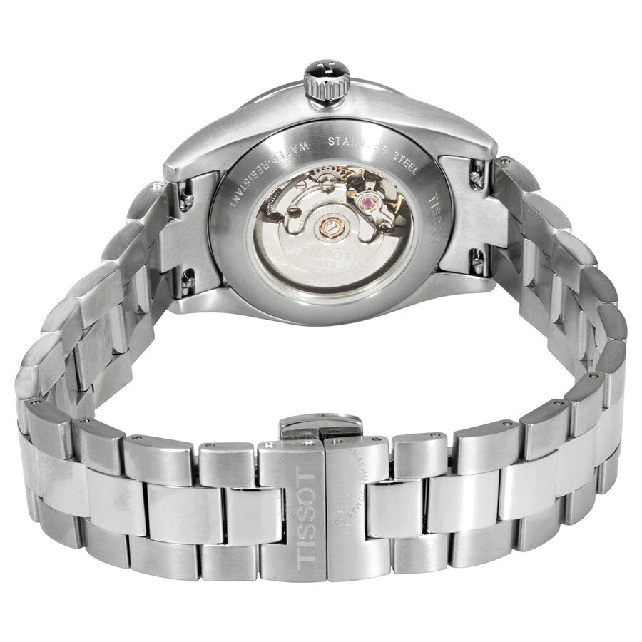 Tissot Automatic Diamond White Mother of Pearl Dial Ladies Watch T132.007.11.116.00 - Watches of America #3