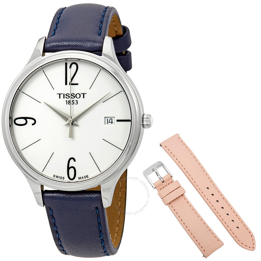 Tissot Bella Ora White Dial Ladies Watch T103.210.16.017.00 - The Watches Men & Co