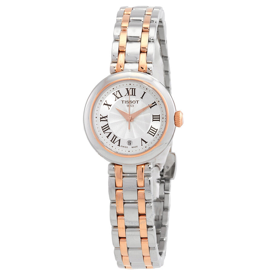 Tissot Bellissima Small Lady Quartz White Dial Two-tone Watch T126.010.22.013.01 - Watches of America