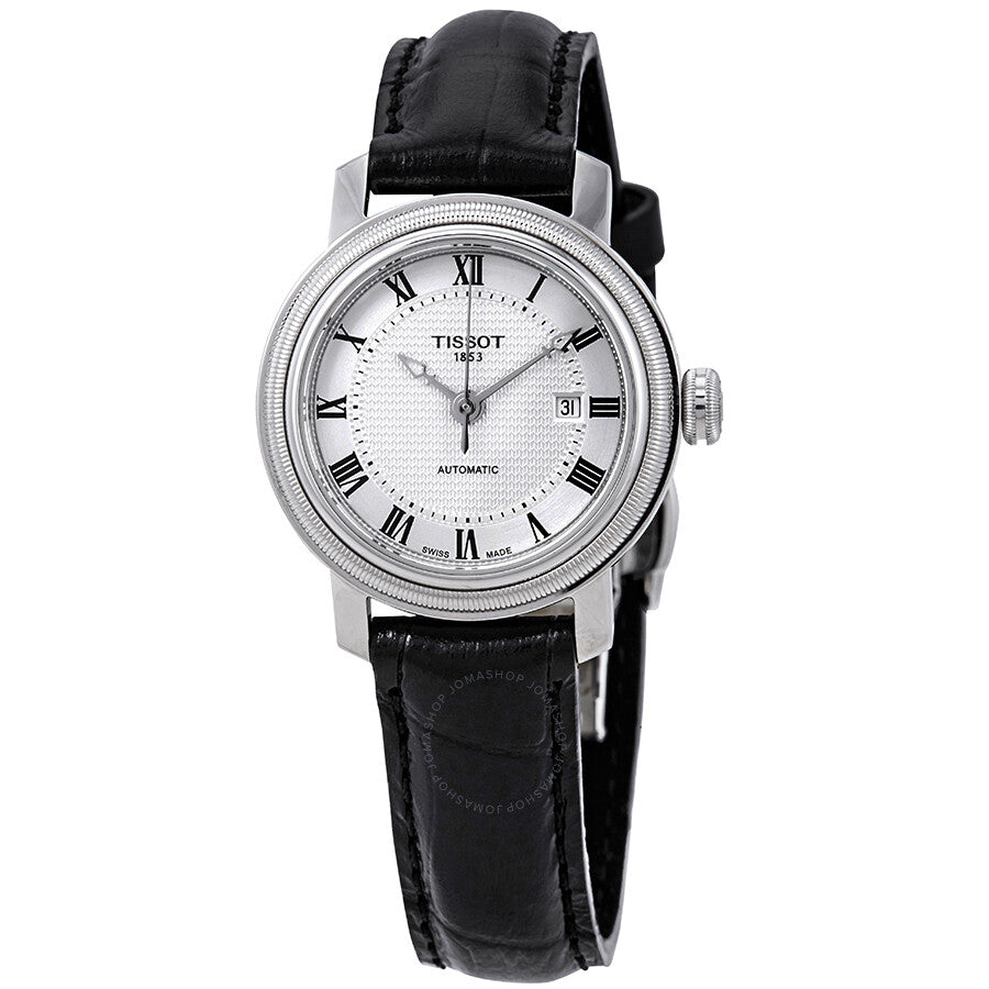 Tissot Bridgeport Automatic Silver Dial Ladies Watch T0970071603300 - Watches of America