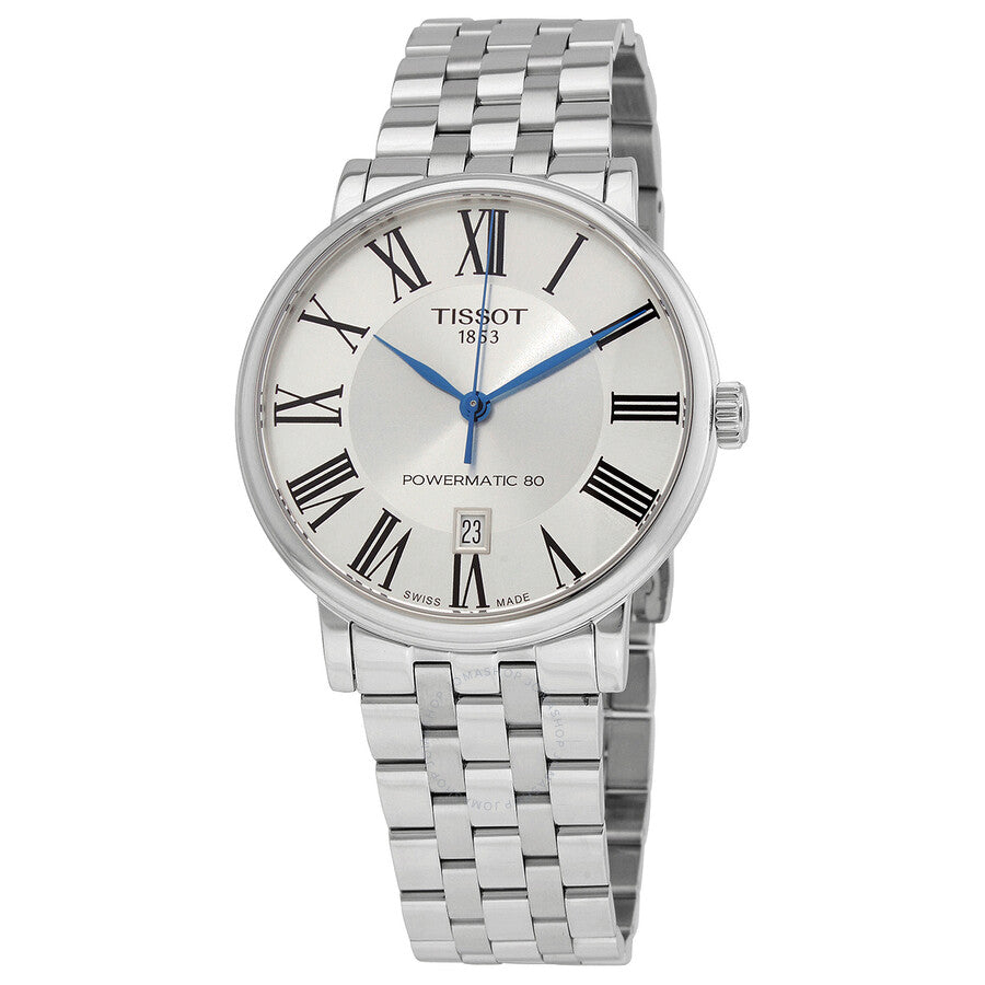 Tissot Carson Powermatic 80 Automatic Silver Dial Men's Watch T122.407.11.033.00