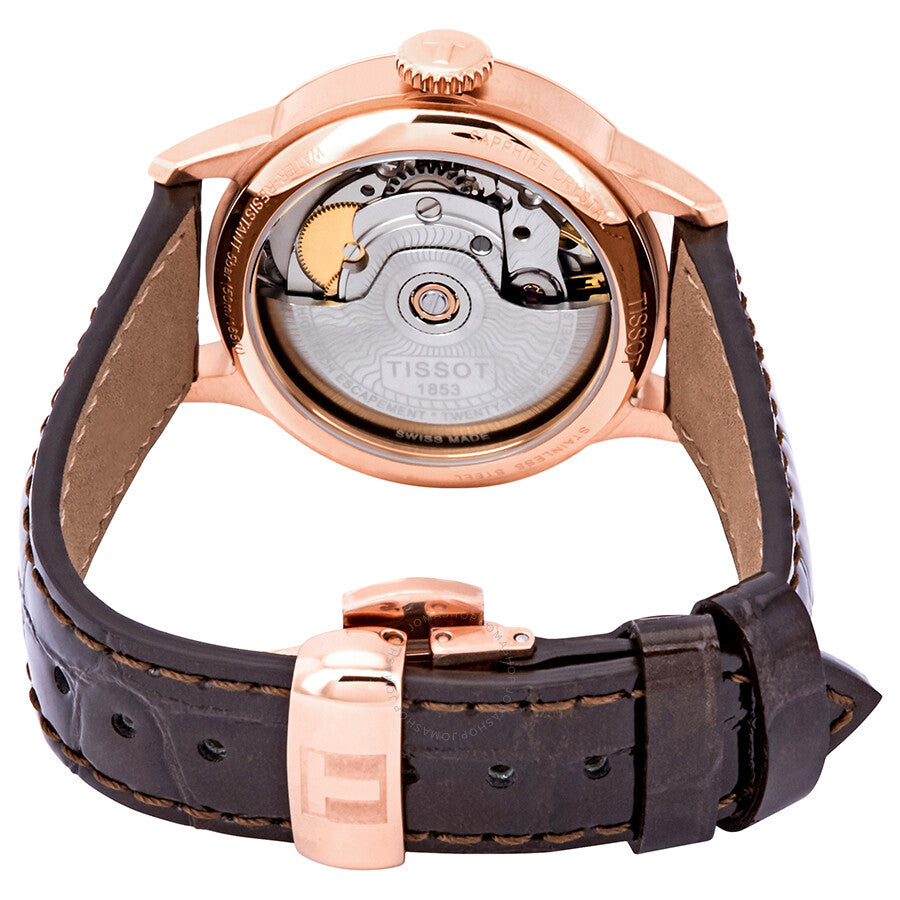 Tissot Chemin des Tourelles Automatic Brown Dial Ladies Watch T099.207.36.448.00 - Watches of America #3
